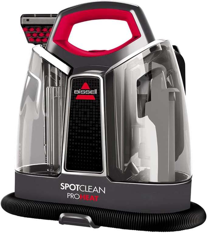 BISSELL SpotClean ProHeat, Carpet Cleaner with HeatWave Technology, Portable Spot Cleaner, Powerful Upholstery Cleaner with 330W Motor