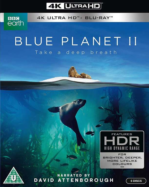 Blue Planet II 4K Blu-Ray - Sold by Absolute Entertainment / FBA