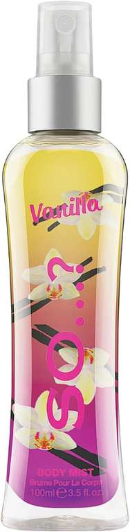 Body Mist By So…? Womens Vanilla Body Mist Fragrance
