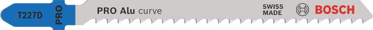 Bosch 2x PRO Aluminium curve T227D Jigsaw Blade (for Aluminium, Non-ferrous metals)
