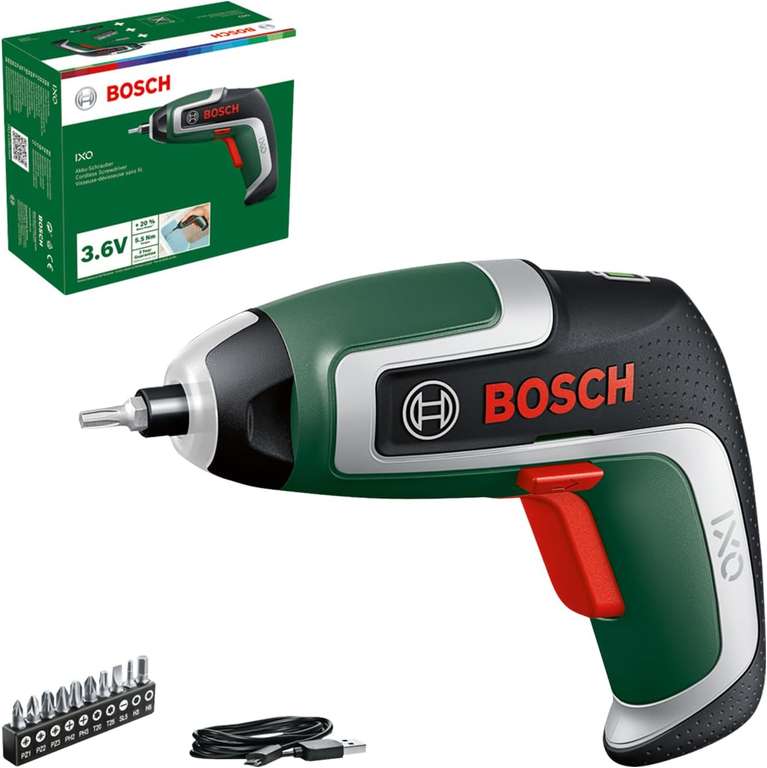 Bosch Compact Cordless Screwdriver IXO (7th Generation; 3.6V)
