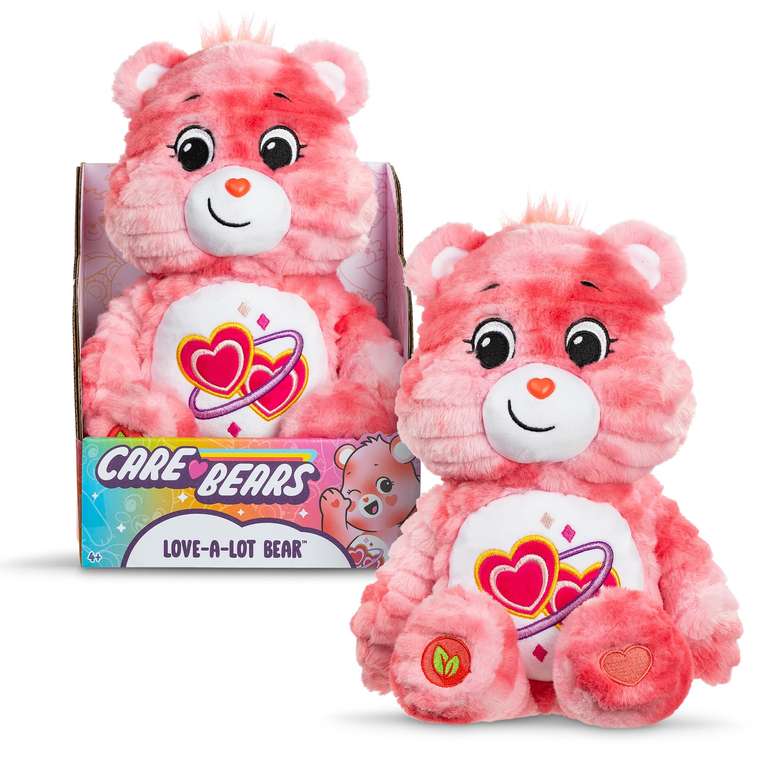 Basic Fun Care Bears 35cm Colour Splash Plush – Love-A-Lot Bear