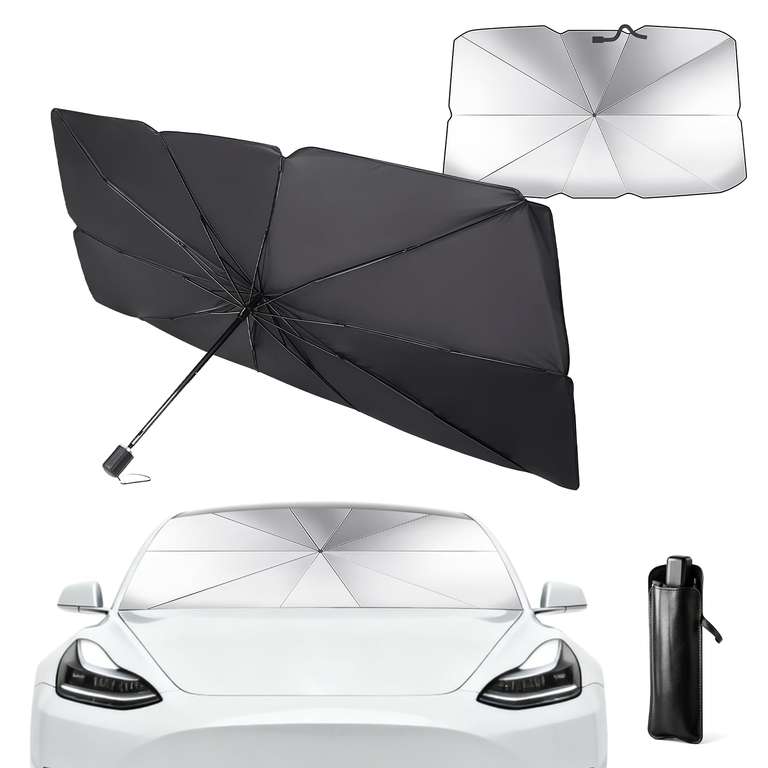 Car Windshield Sun Shade Umbrella 140x79cm - Sold by Zoujunjwds / FBA