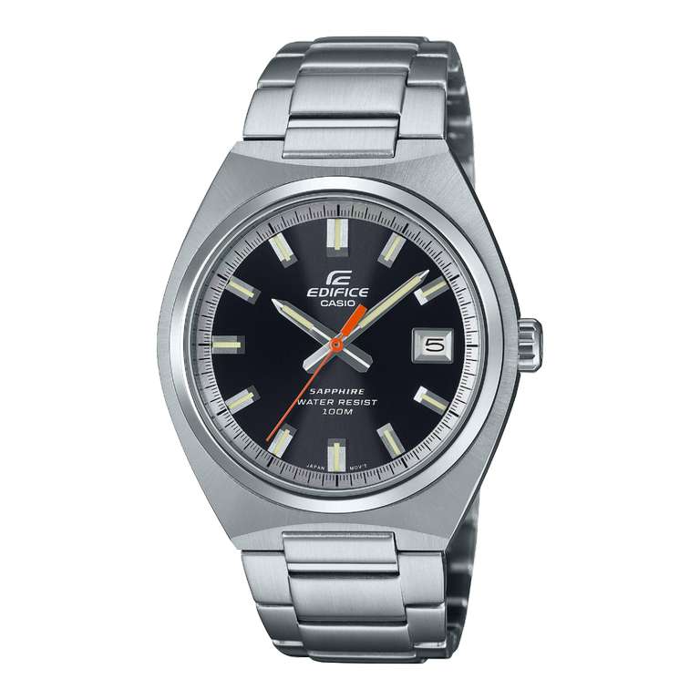 Casio Edifice EFB-109D-1AVEF Black Dial Watch - W/Code - Sold by H.S.Johnson Jewellers