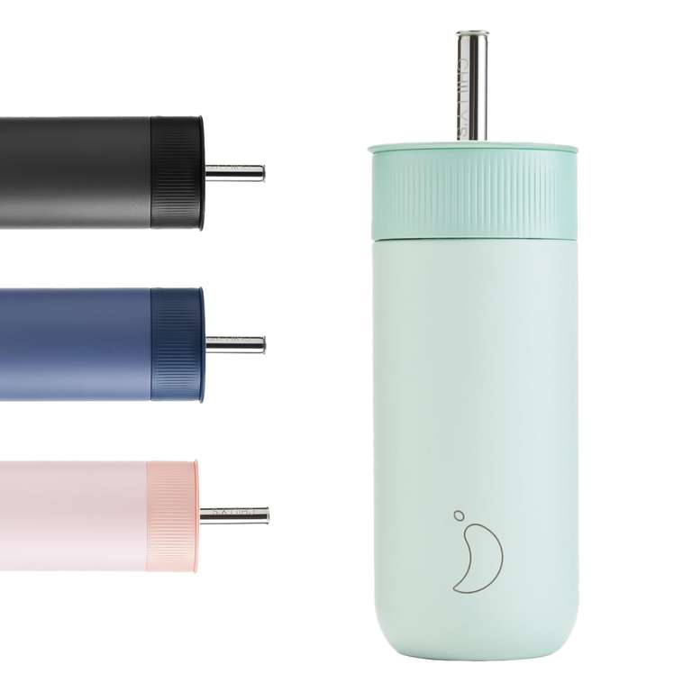 Chilly's Switch - BPA-Free Stainless Steel Switch Cup with Wide Straw 500ml - Sold by Chilly's FBA