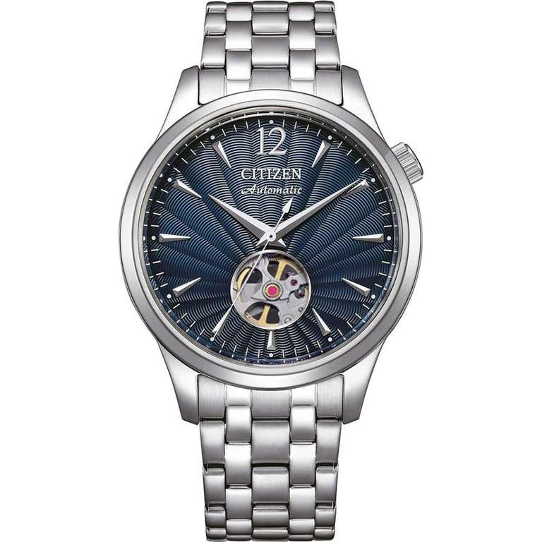 Citizen Automatic Mechanical Open Heart Watch, Model: NH9131-14E , Black