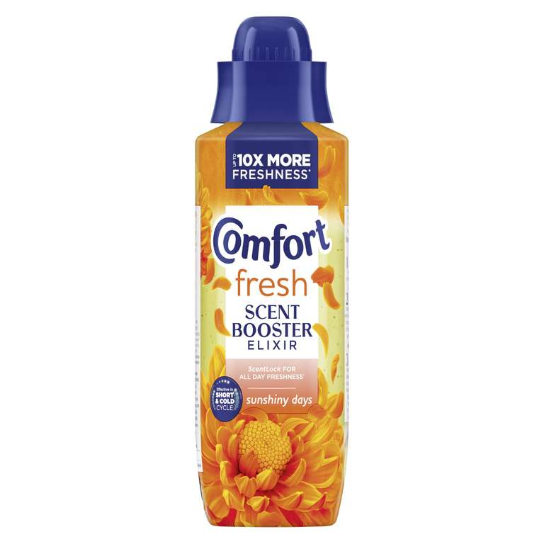 Comfort Fresh Sunshiny Days Scent Booster with ScentLock Technology Elixir for up to 10x More Freshness* 460 ml