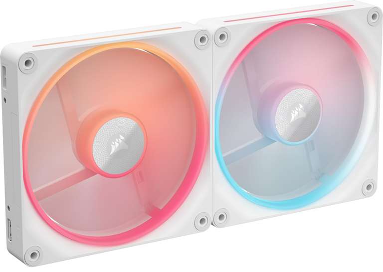 Corsair iCUE LINK H100i RGB Liquid CPU Cooler - 240mm AIO - QX120 RGB Fans