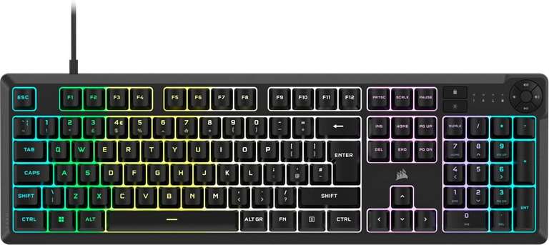Corsair K55 CORE RGB Membrane Wired Gaming Keyboard