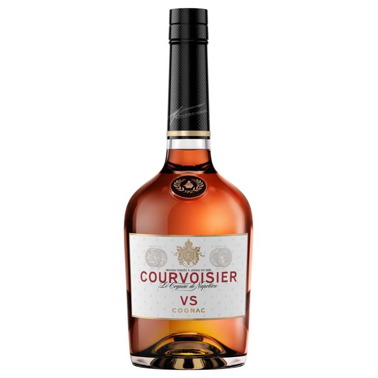 Courvoisier VS 70CL – French Cognac Brandy - Aged Up to 8 Years, Elegant Aperitif with Notes of Pear, Apple, Grapefruit, and Oak