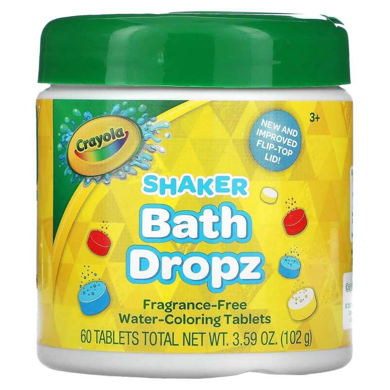 Crayola Colour Bath Dropz. 60 Tablets - Sold By blisales FBA