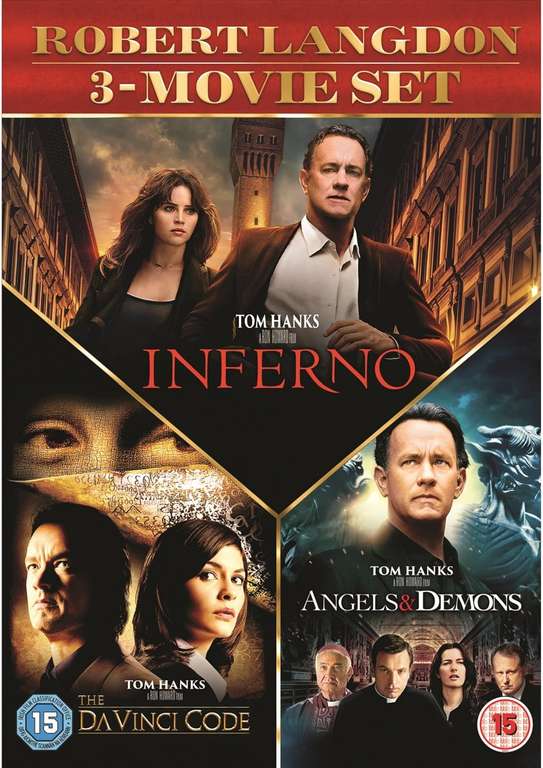 Dan Brown/Tom Hanks 4K UHD Movie Collection - Inferno, Angels & Demons and The Da Vinci Code to Buy Prime Video