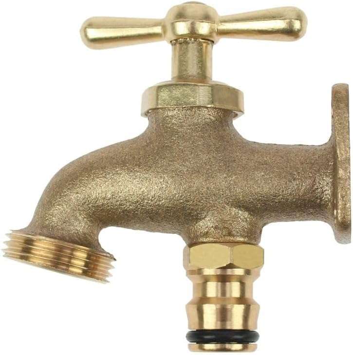 Darlac Take Anywhere Outside Tap, Portable Outdoor Water Tap for Gardens, Solid Brass ¾ BSP Thread