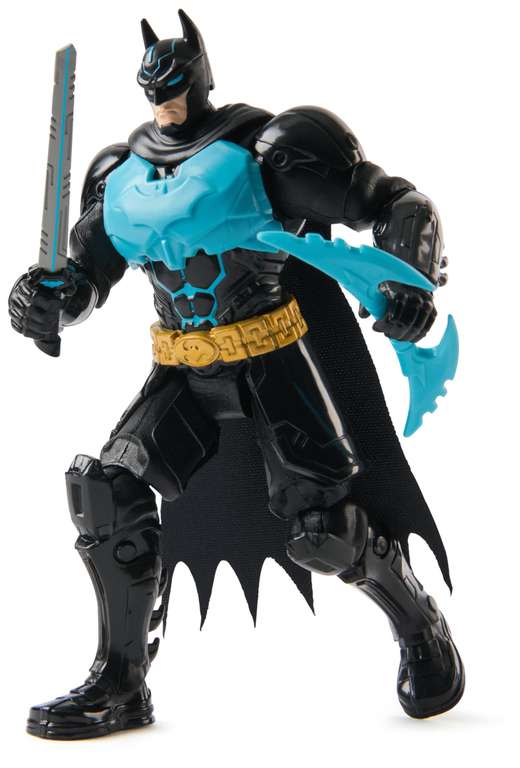 DC Comics, Batman Night Flare 30cm Light Up Action Figure with 24 Sounds and Phrases