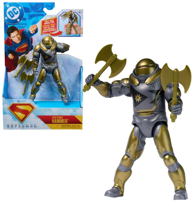 DC Comics, SUPERMAN, Hammer Epic Strike Action Figure