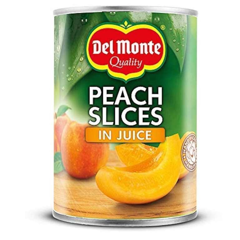 Del Monte Peach Slices in Juice 415g (Pack of 6) x 4 - S&S £16.84