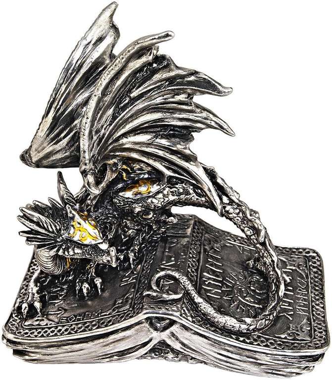 Design Toscano Pendragon Guarding the Codex Statue