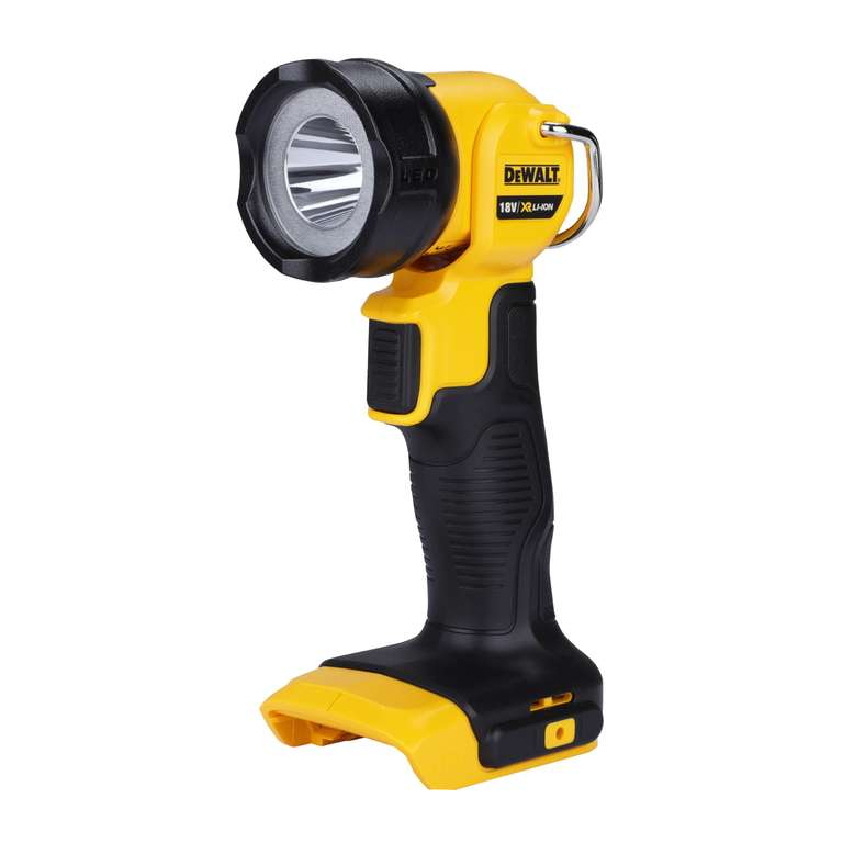 DEWALT 18V XR Lithium-Ion Body Only Cordless Torch, Black/Yellow, 15.0 cm*32.0 cm*22.0 cm