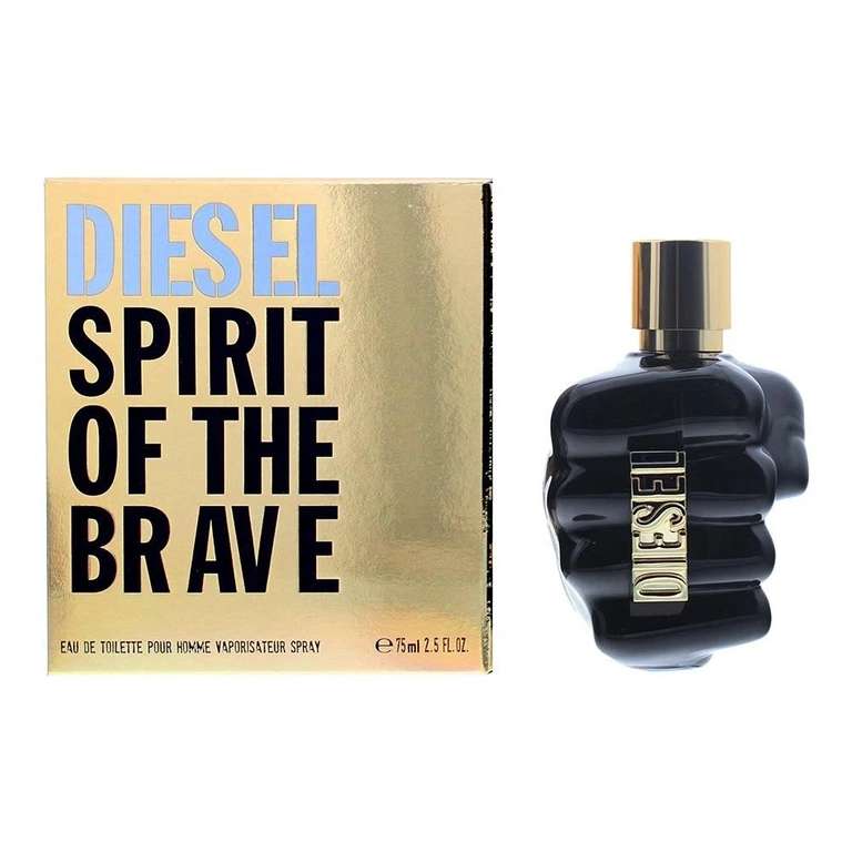 Diesel Spirit Of The Brave Eau de Toilette 75ml Spray For Him - Damaged Box - W/Code - Sold by beauty4myselfuk