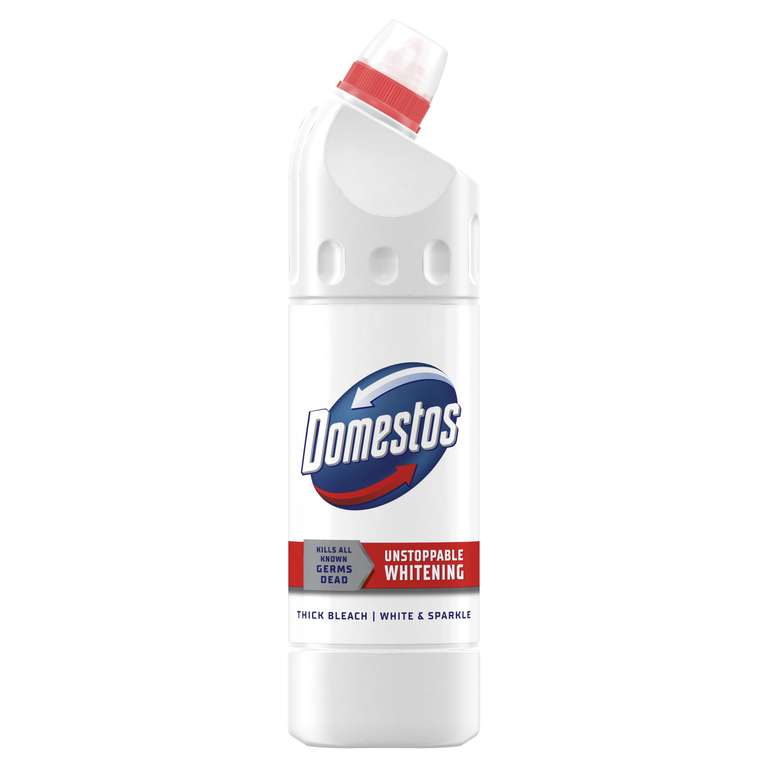 Domestos White & Sparkle Thick Bleach 750ml - 90p / 85p S&S