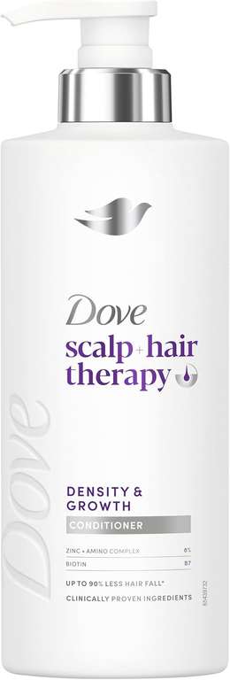 Dove scalp + hair therapy Density & Growth¹ Conditioner hair care with Amino Complex, Zinc and Biotin for up to 90%* less hair fall 250 ml