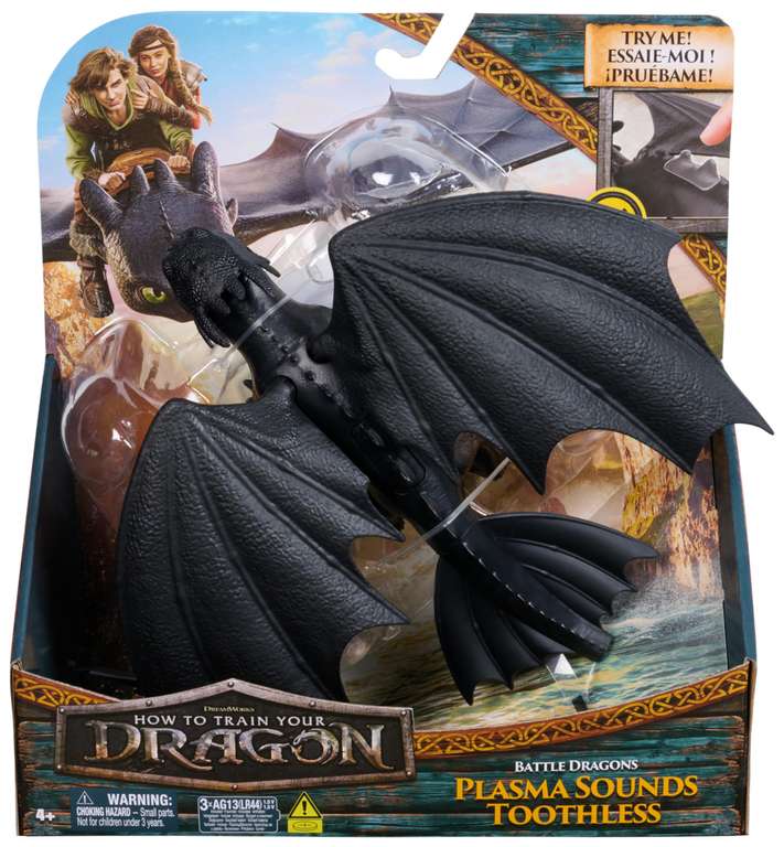 Dreamworks Dragons How to Train Your Dragon, Roaring Minis Gronckle, Interactive Dragon Toy with 25 Sounds