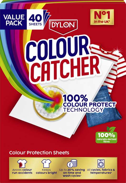Colour Catcher Complete Action+ Laundry Sheets (£7.54 for 4 S&S)