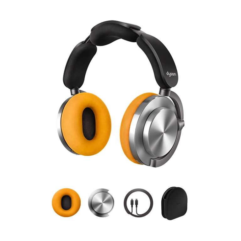 Dyson OnTrac wireless headphones with Active Noise Cancelling and Up to 55 hours battery life - CNC Aluminium