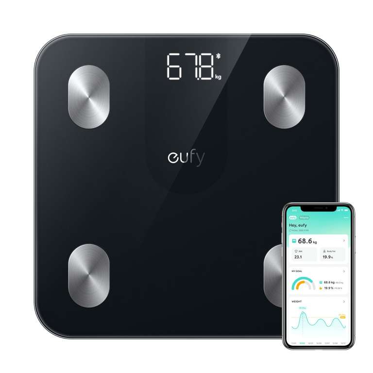 eufy Digital Weighing Scales for Body Weigh with Bluetooth - Sold by AnkerDirect UK FBA