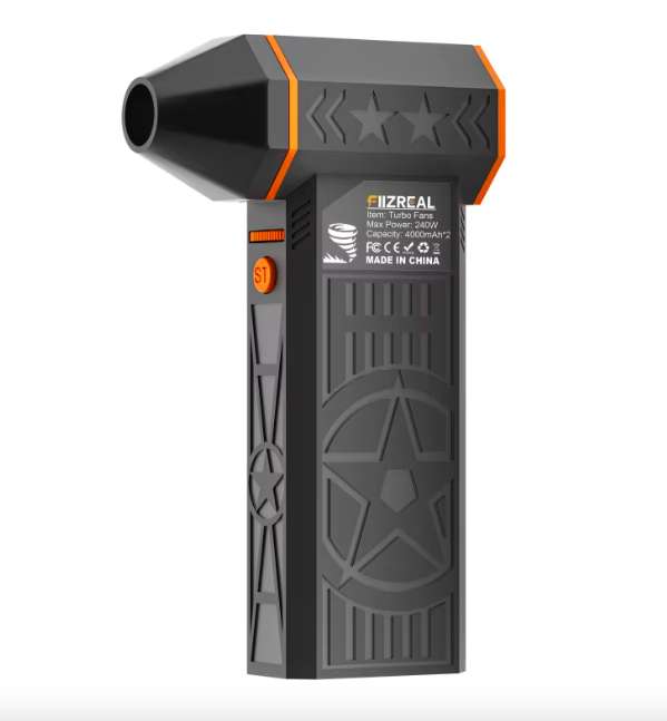 Fiizreal X50 Brushless Turbo Fan 240W High-Speed Portable 8000mAh Rechargeable - Sold By Fiizreal Store (New customers)