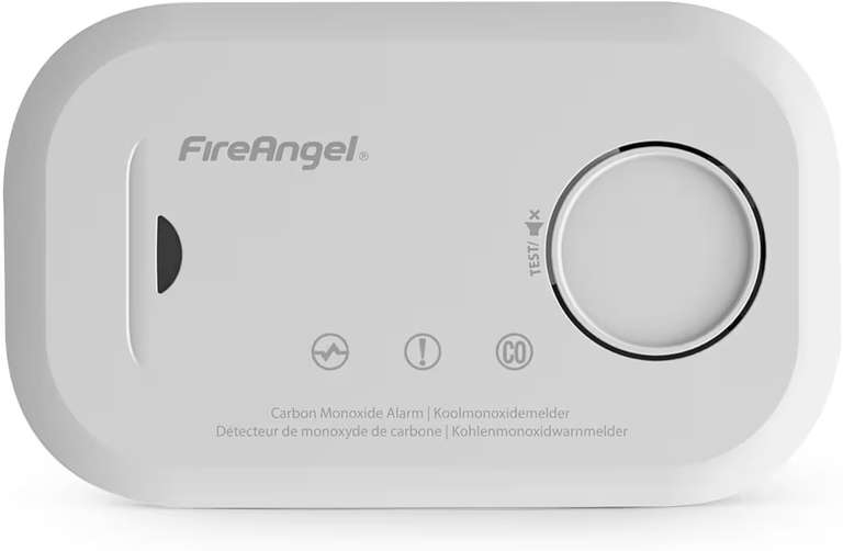 FireAngel Carbon Monoxide Alarm and Detector - FA6813 - 10 Year Sensor Life