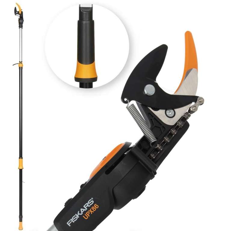Fiskars PowerGear X Telescopic Tree Pruner UPX86 Length 2.4-4m 1023624 - Like New - Discount at Checkout - Sold by Amazon Resale