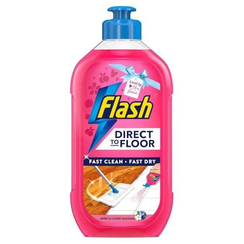 Flash Direct To Floor Berry & Cherry Blossom All Purpose Floor Cleaner - 3 x 800ML - S&S £3.82