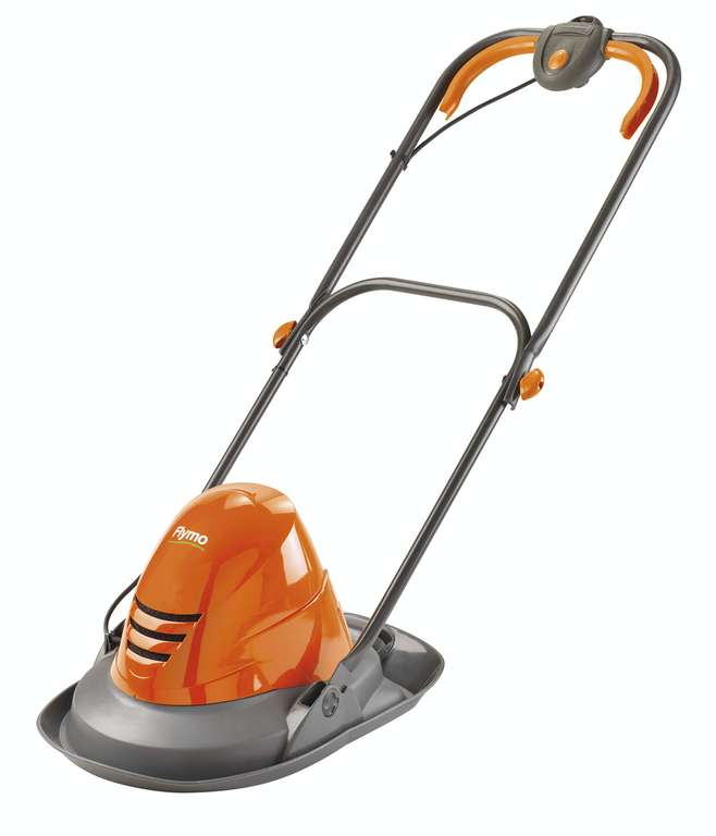 Flymo Turbo Lite 270 Electric Hover Lawn Mower, 1400W, 27cm Cutting Width