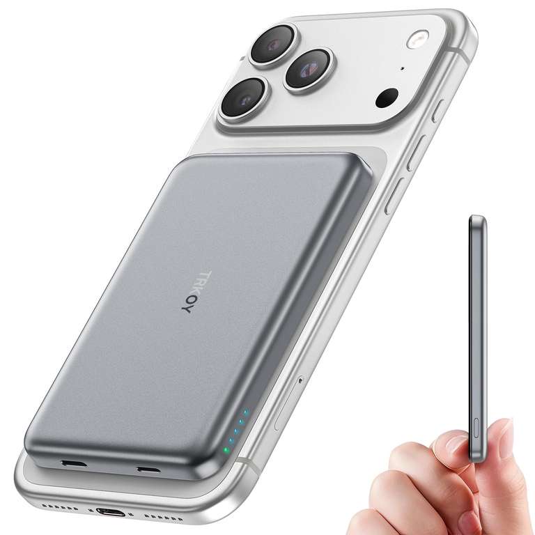for Magsafe Power Bank Slim, 5000mAh Magnetic Battery Pack Power Bank. Sold by wangzhipenG /FBA