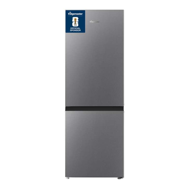 Fridgemaster MC50165ES 50cm Freestanding 60/40 Fridge Freezer, 175 litre - Silver or Black