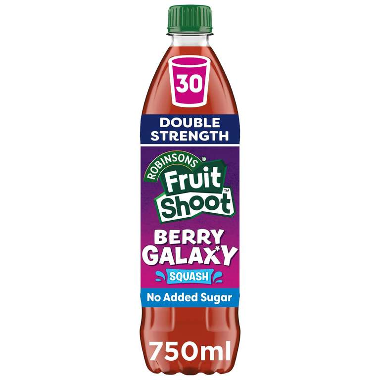 Fruit Shoot Squash - Double Strength - Strawberry & Blueberry 750ml - 95p S&S