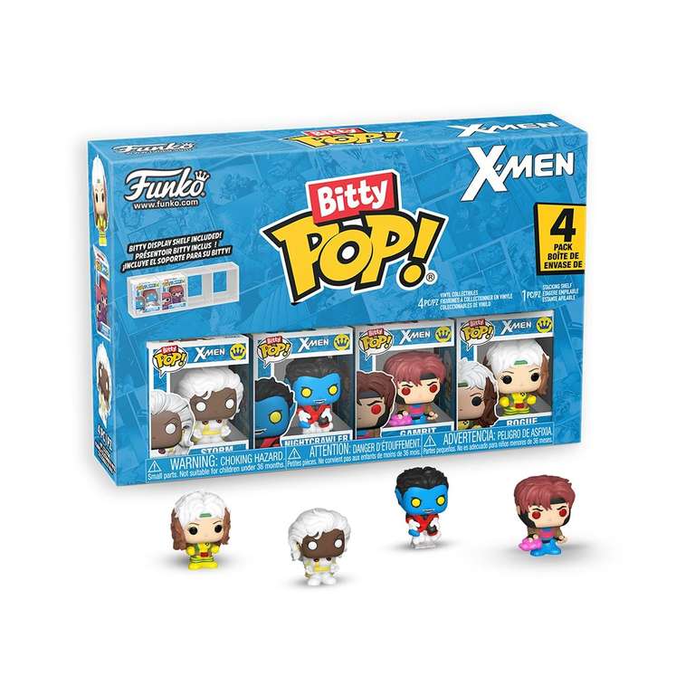 Funko Bitty POP! 4 Pack: X-Men - Gambit - Collectable Vinyl Figure