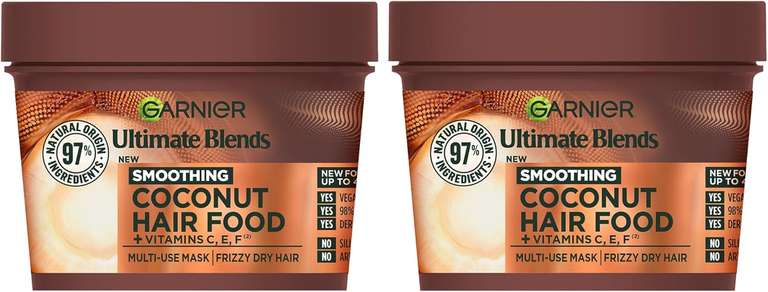 Garnier Hair Food 3-in-1 Hair Treatment Mask 400ml (Pack of 2)