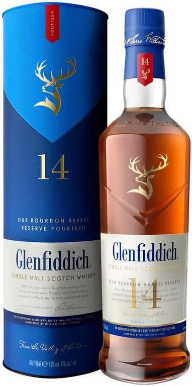 Glenfiddich 14 Year Old - Bourbon Barrel Reserve 70cl 43%