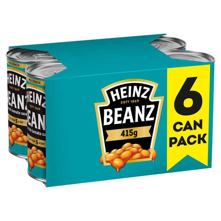 Heinz Baked Beans 12 x 415g - Subscribe & Save £7.13 / £6.38 (Pack of 24 £15.02 - Subscribe & Save £14.27 / £12.77)