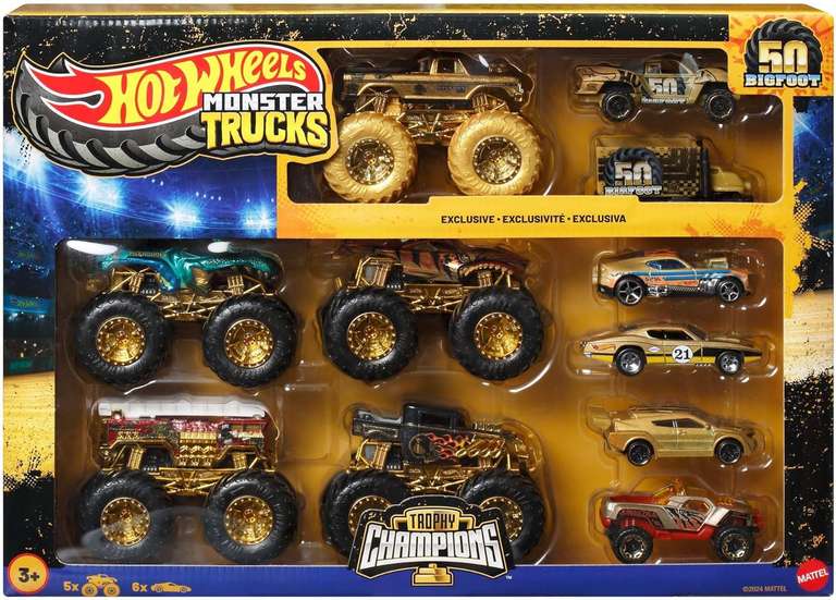 Hot Wheels Toy Cars, Premium Fast & Furious Tokyo Drift Bundle x 5 1:64 Scale Die-Cast Vehicles w/voucher