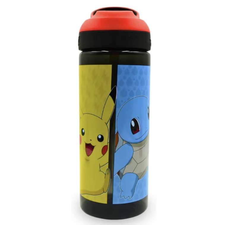 HOX Pokémon Drinks Bottle with Carry Loop & Removable Straw 650ml