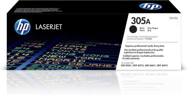 HP CE410A Toner Cartridge for 305a Laserjet Printer - Black