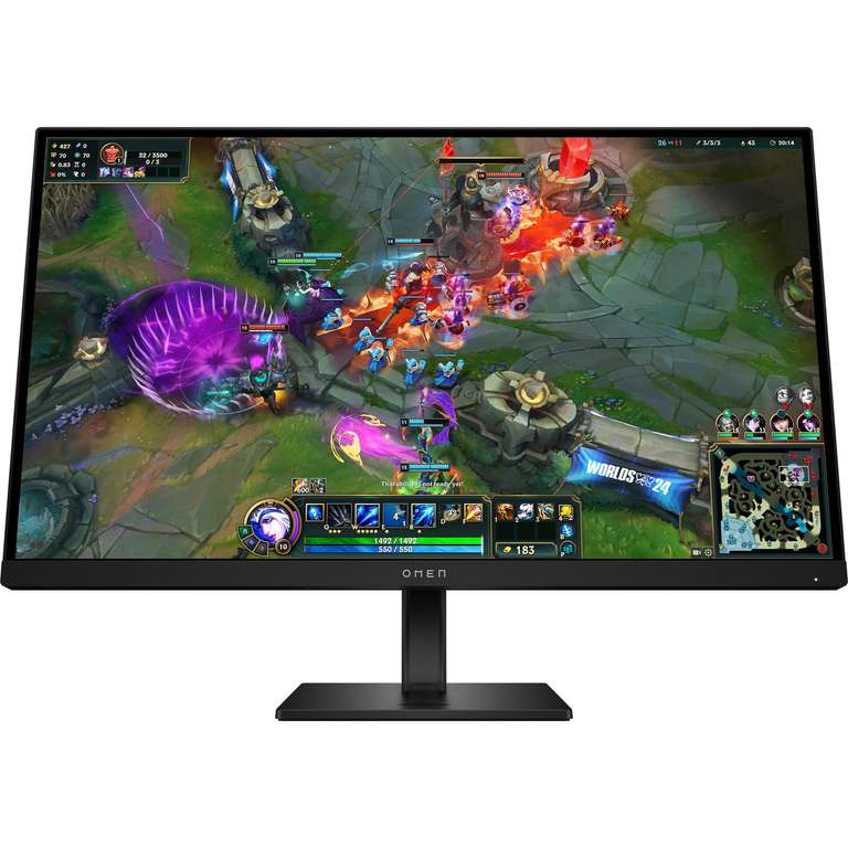 HP OMEN 27 inch 1440p QHD 280Hz Gaming Monitor - 27qs G2 | Dual 3W Speakers | DisplayHDR 400 | NVIDIA G-SYNC