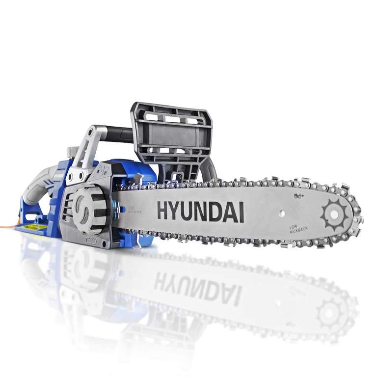 Hyundai 1600W 14" (35cm) Electric Chainsaw, Lightweight 230V Corded with Automatic Chain Lubrication & 3m Power Cable