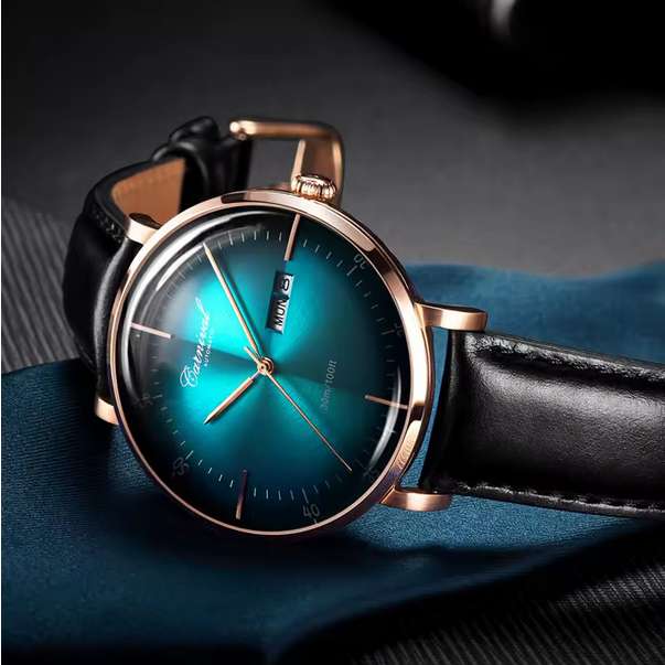 Carnival 8894G Automatic Watch ( 42MM / Domed Sapphire Crystal / Miyota 8205 / Day / Date ) w/code@Factory sales watch Store