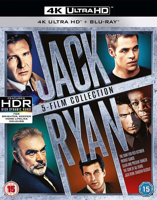 Jack Ryan Boxset (5 Films) (4K Ultra-HD) [Blu-ray] [2018]