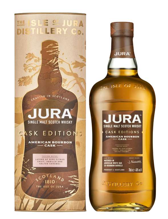 Jura Bourbon Cask Single Malt Scotch Whisky 70cl 40% vol