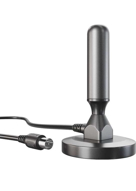 KabelDirekt - DVB-T2 Antenna (DVB-T2 HD, Digital Reception, Stable Magnetic (Opened, never used) - With Code - Sold by Woodbeat